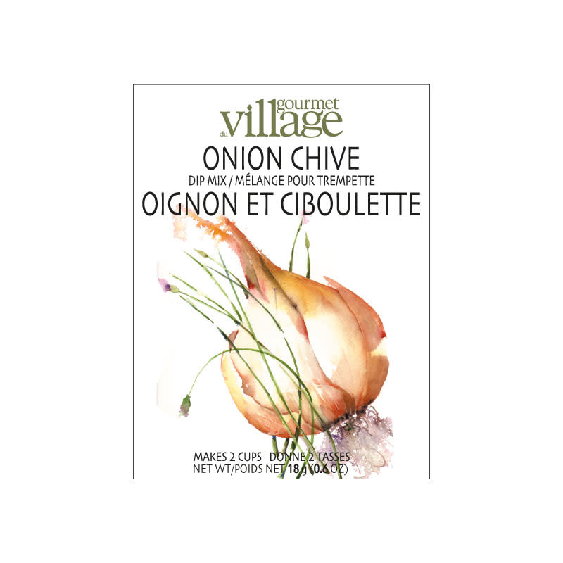 Mélange pour Trempette Oignon et Ciboulette Gourmet du Village (18gr)