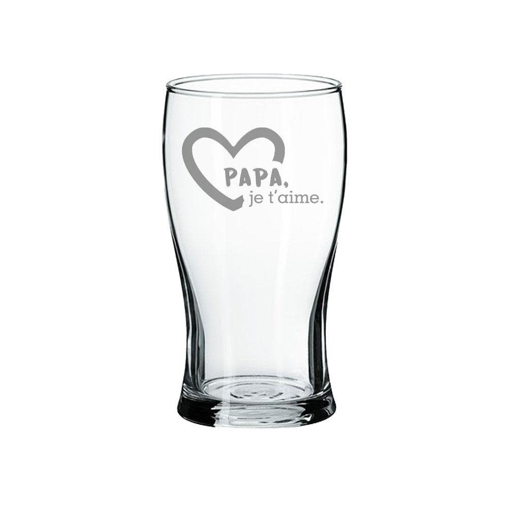 Verre à Bière Papa je t'aime