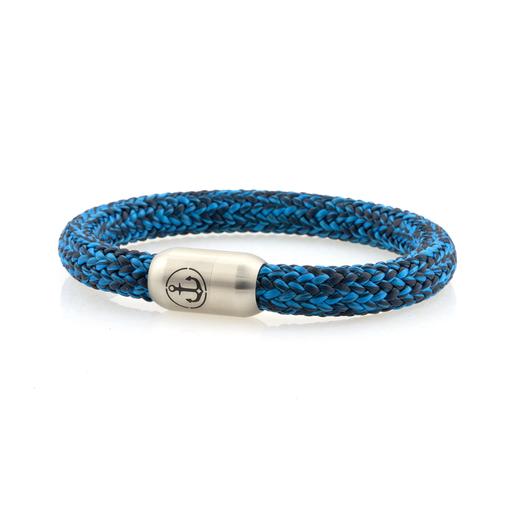 BRACELET BOATSWAIN Anchor BLACK 8 R Ocean-Navy-Rope