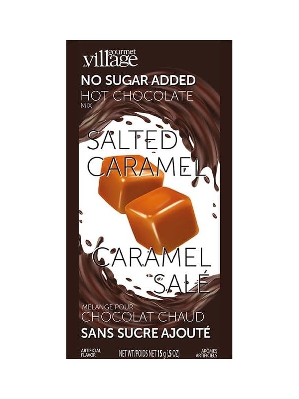 Gourmet du Village Chocolat  Chaud sans sucre caramel salé Gourmet du Village