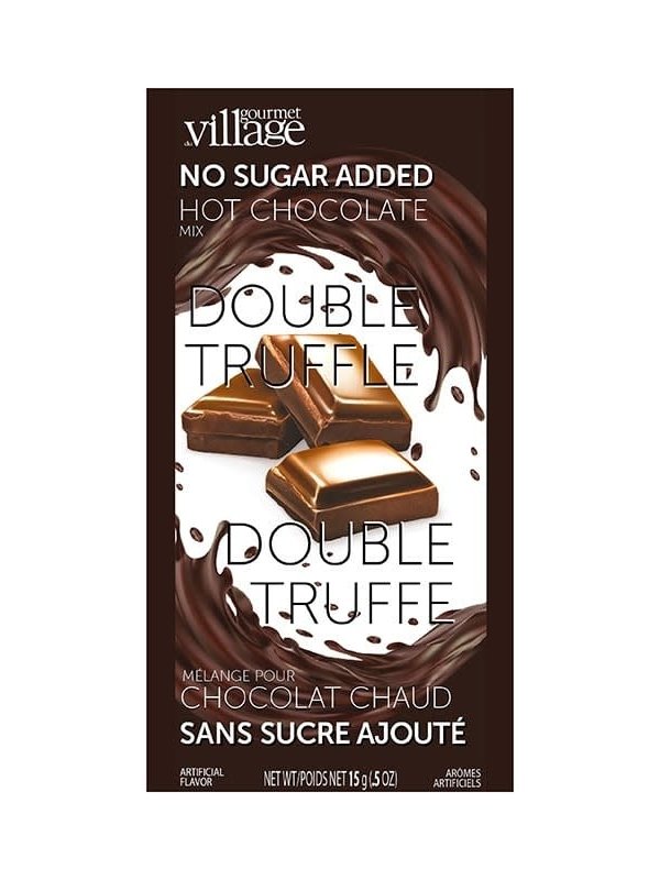 Gourmet du Village Chocolat  Chaud sans sucre double truffe Gourmet du Village