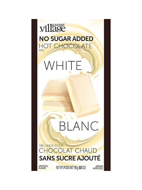 Gourmet du Village Chocolat Chaud Blanc Sans sucre ajouté Gourmet du Village