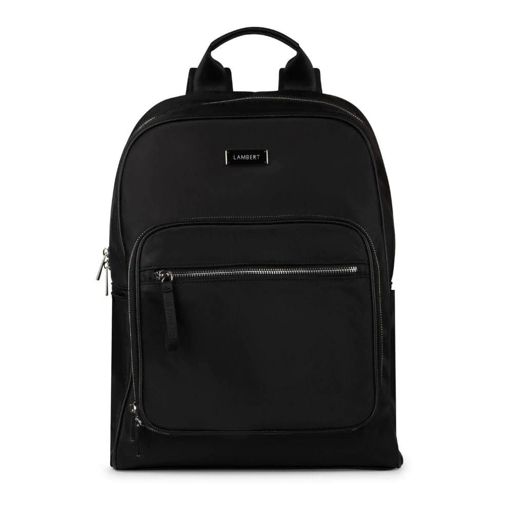 BLAKE - Sac à main Lambert en cuir vegan Nylon Noir