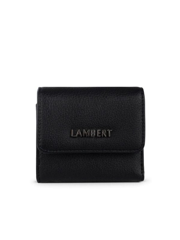 Lambert LUCY - Portefeuille Lambert en cuir vegan Noir Peb