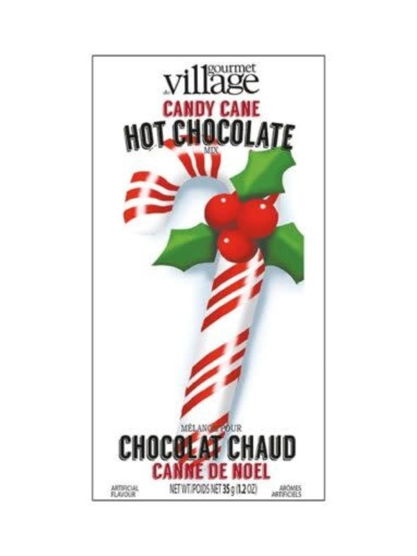 Gourmet du Village Chocolat Chaud à saveur de canne de Noël Gourmet du Village