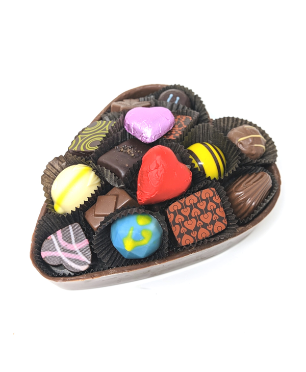 Gros coeur en chocolat 325g - Boutique Amandine