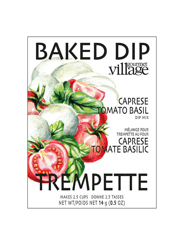 Gourmet du Village Mélange pour Trempette  Caprese Tomate Basilic  Gourmet du Village (18gr)