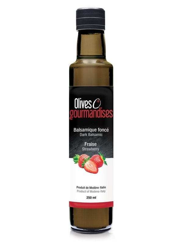 Olives & Gourmandises Balsamique Foncé  Fraise   250ml