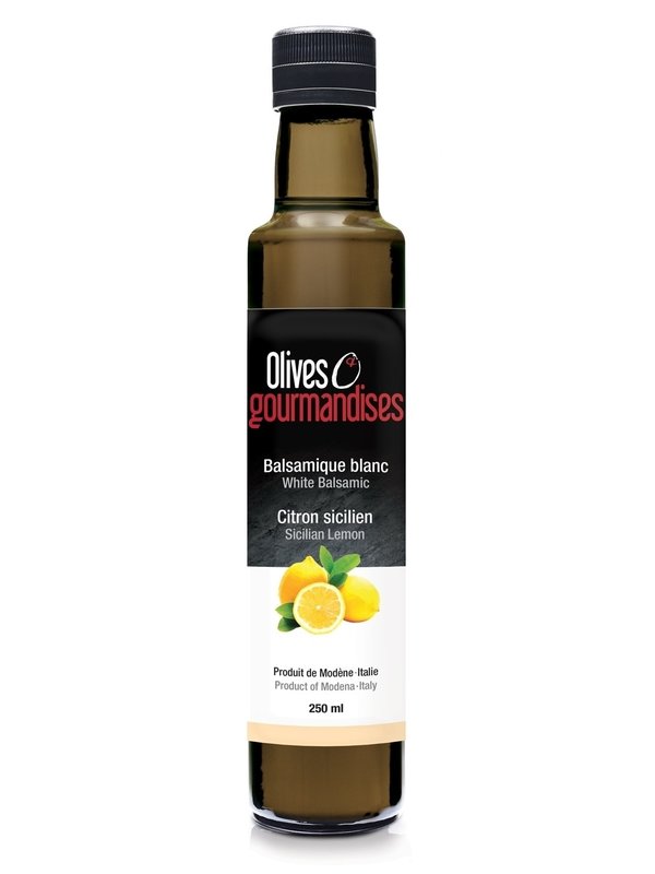 Olives & Gourmandises Balsamique  Blanc  Citron Sicilien  250ml