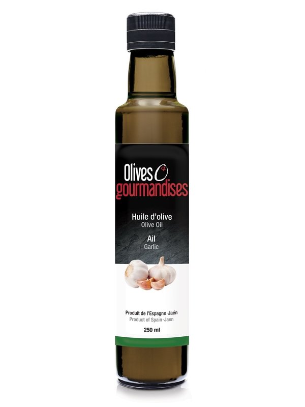 Olives & Gourmandises Huile D'olive  Ail  250ml