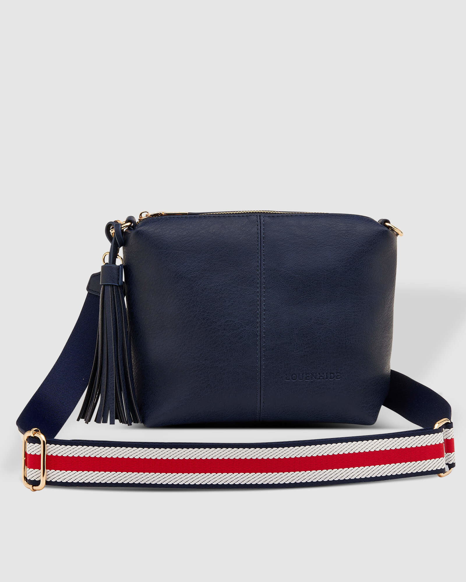 Kasey - Sac à main Navy Louenhide