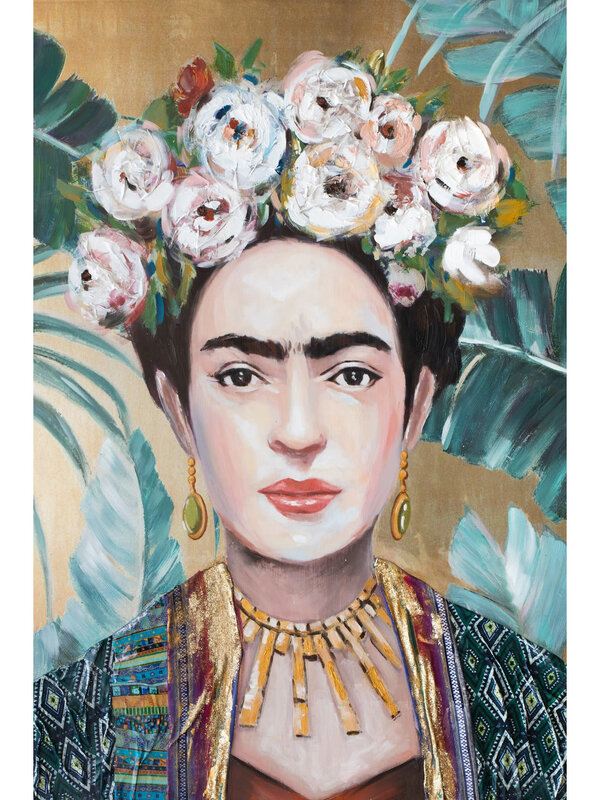 Nostalgia Canvas Frida Khalo bleu 60x90cm