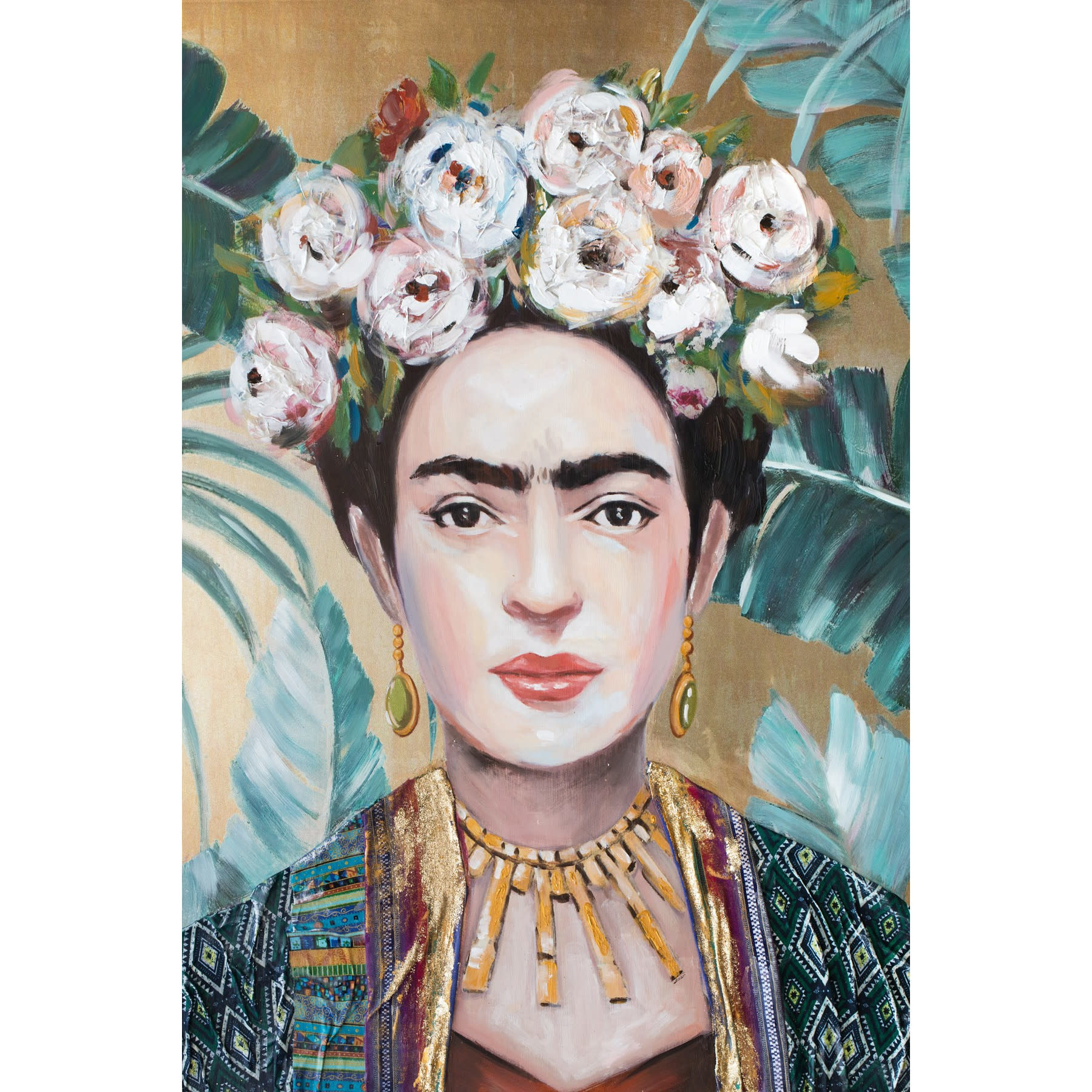 Canvas Frida Khalo bleu 60x90cm