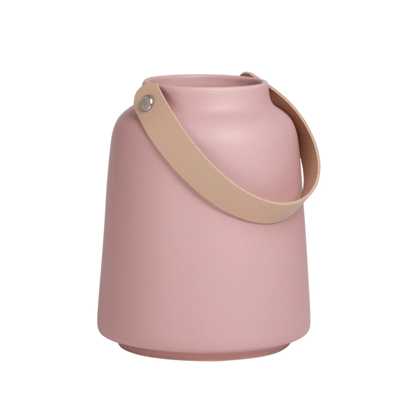 Vase en Céramique Lido Matte Pink 6''