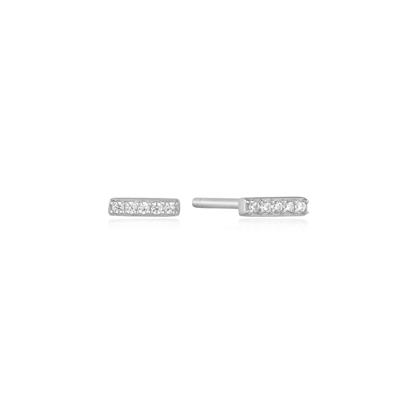 Boucles d'oreilles Ania Haie argent Glam Bar Stud  E037-01H