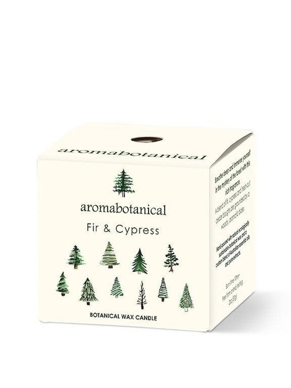 Aromabotanical Fir and cypress mini candle/ mini chandelle sapin et cyprès