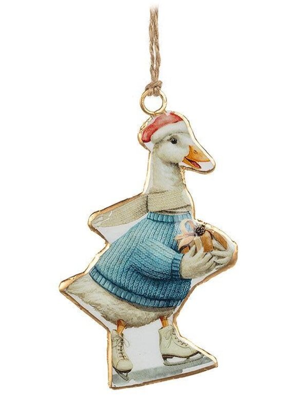 Abbott Skating Goose ornament/ ornement oie patin