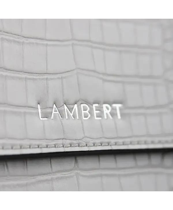 KIARA - Sac fourre-tout Lambert en cuir vegan et croco Granite