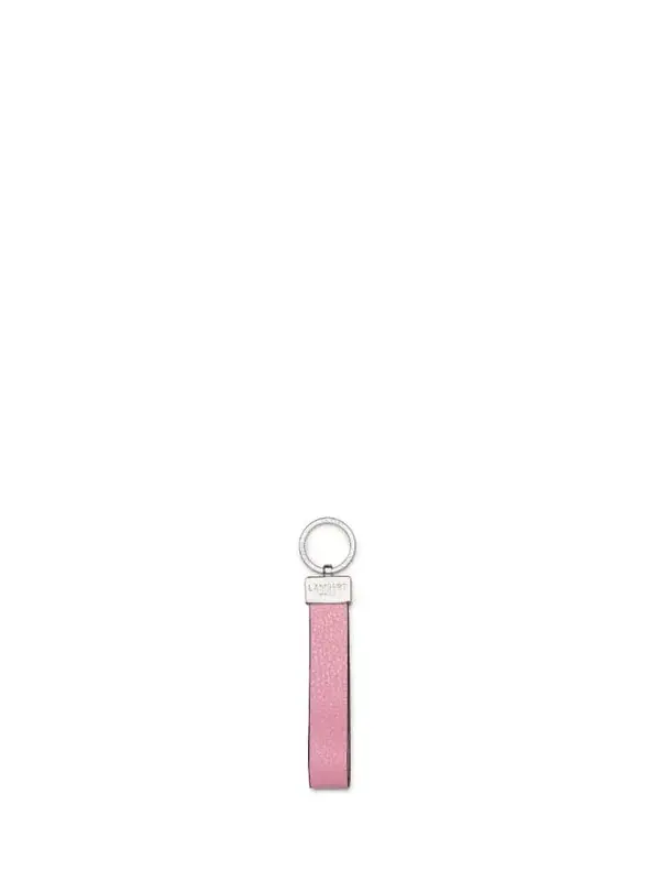 Lambert CALI - Porte-clés Lambert en cuir Pink Pebble