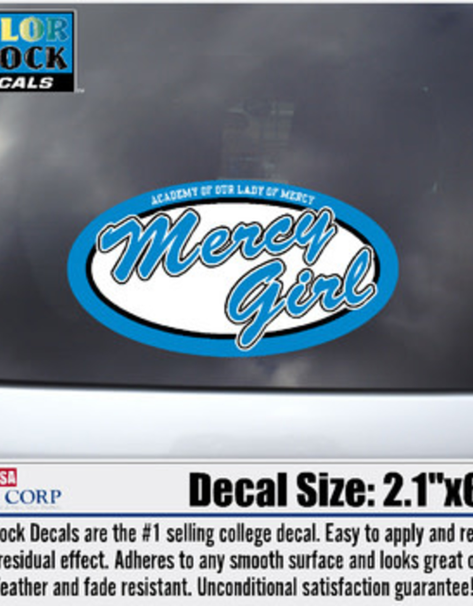 Color Shock "Mercy Girl" - Decal