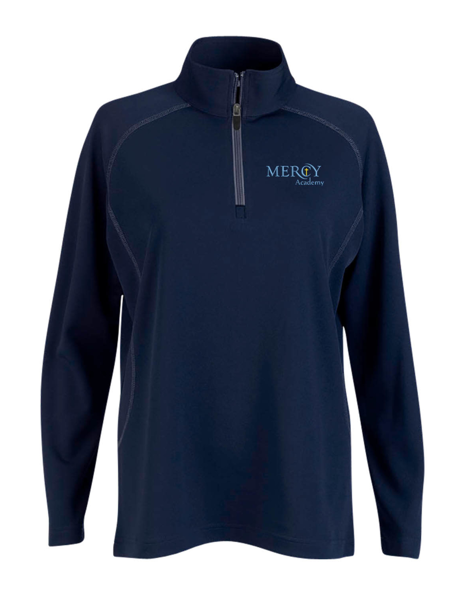 Uniform Polyester Dri-Fit 1/4  Zip - Navy