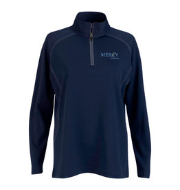 Uniform Polyester Dri-Fit 1/4  Zip - Navy