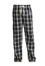 District Black Mercy Pajama Pants with Embroidered Logo