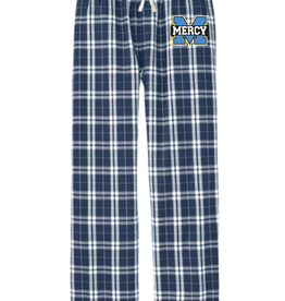 District NAVY  Mercy Pajama Pants with Embroidered Logo