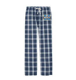 District NAVY  Mercy Pajama Pants with Embroidered Logo