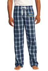 District NAVY  Mercy Pajama Pants with Embroidered Logo