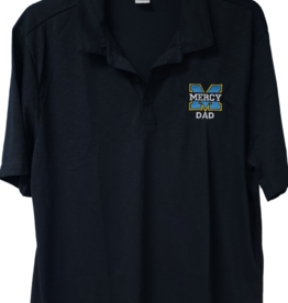 Sport-Tek Black Mercy Dad Polo