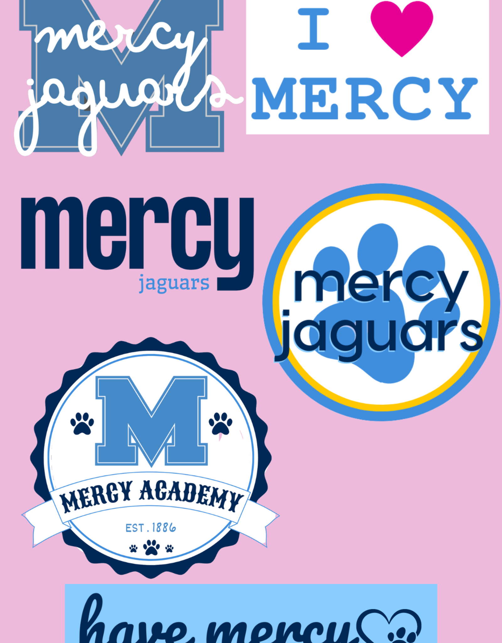 Mercy  Small Sticker Sheet (4x6 in)