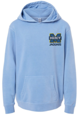 Independent YOUTH pigment dyed hoodie embroidered Power M "Jaguars"