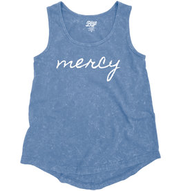 Blue 84 Blue Washout Tank with Mercy Script