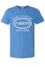 Gildan Blue Mercy Jaguars "Parent" in Oval Tee