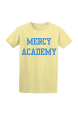 Gildan Yellow "MERCY ACADEMY" in Blue Writing