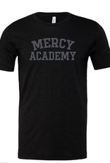 Gildan Black on Black "Mercy Academy" tee