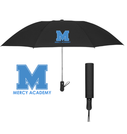 none Black Umbrella with Blue Power M