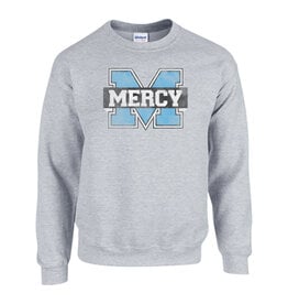 various Distressed Power M Crewneck