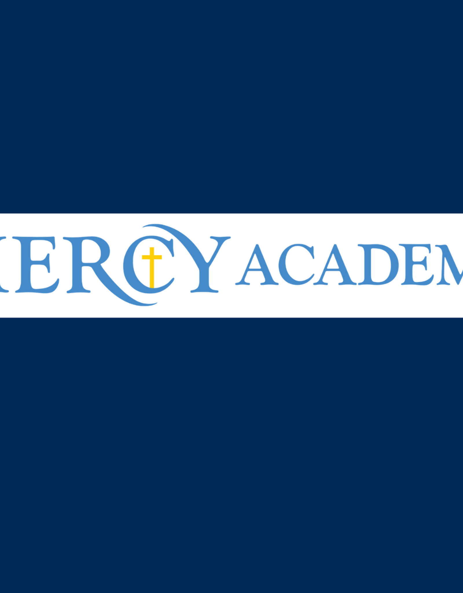 Sticker Mule Mercy Academy 17"W x 2.75"H Bumper Sticker