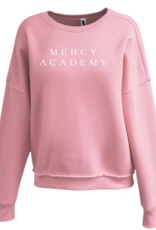 Pennant Blush Pink Raw Edge Mercy Academy Crew