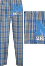 boxercraft Gray/Blue Plaid PJ Pants Blue Power M