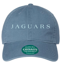 Legacy Denim Blue Twill Cap with "JAGUARS" in White