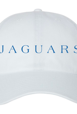 '47 White Garment Washed Twill Adjustable Hat Embroidered "JAGUARS" in Blue