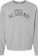 BELLA + CANVAS Gray 'MERCY ACADEMY' Crewneck