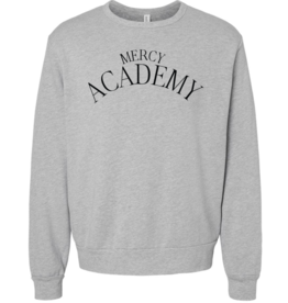 BELLA + CANVAS Gray 'MERCY ACADEMY' Crewneck