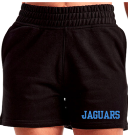 Tri-Dri Black Jogger Shorts "JAGUARS" in Blue