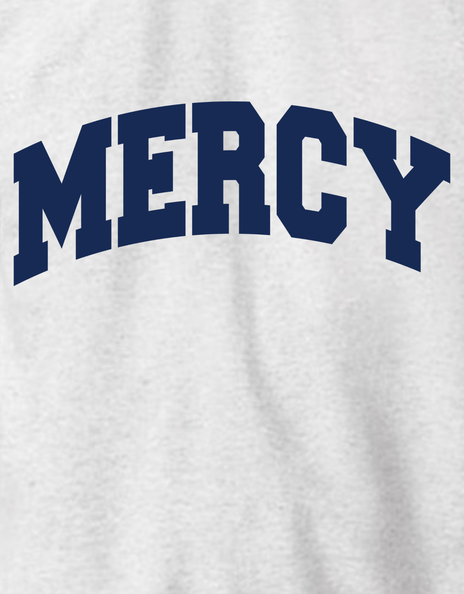 Gildan "OPEN HOUSE" Crewneck Gray with MERCY in Navy