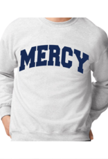 Gildan "OPEN HOUSE" Crewneck Grey with MERCY in Navy