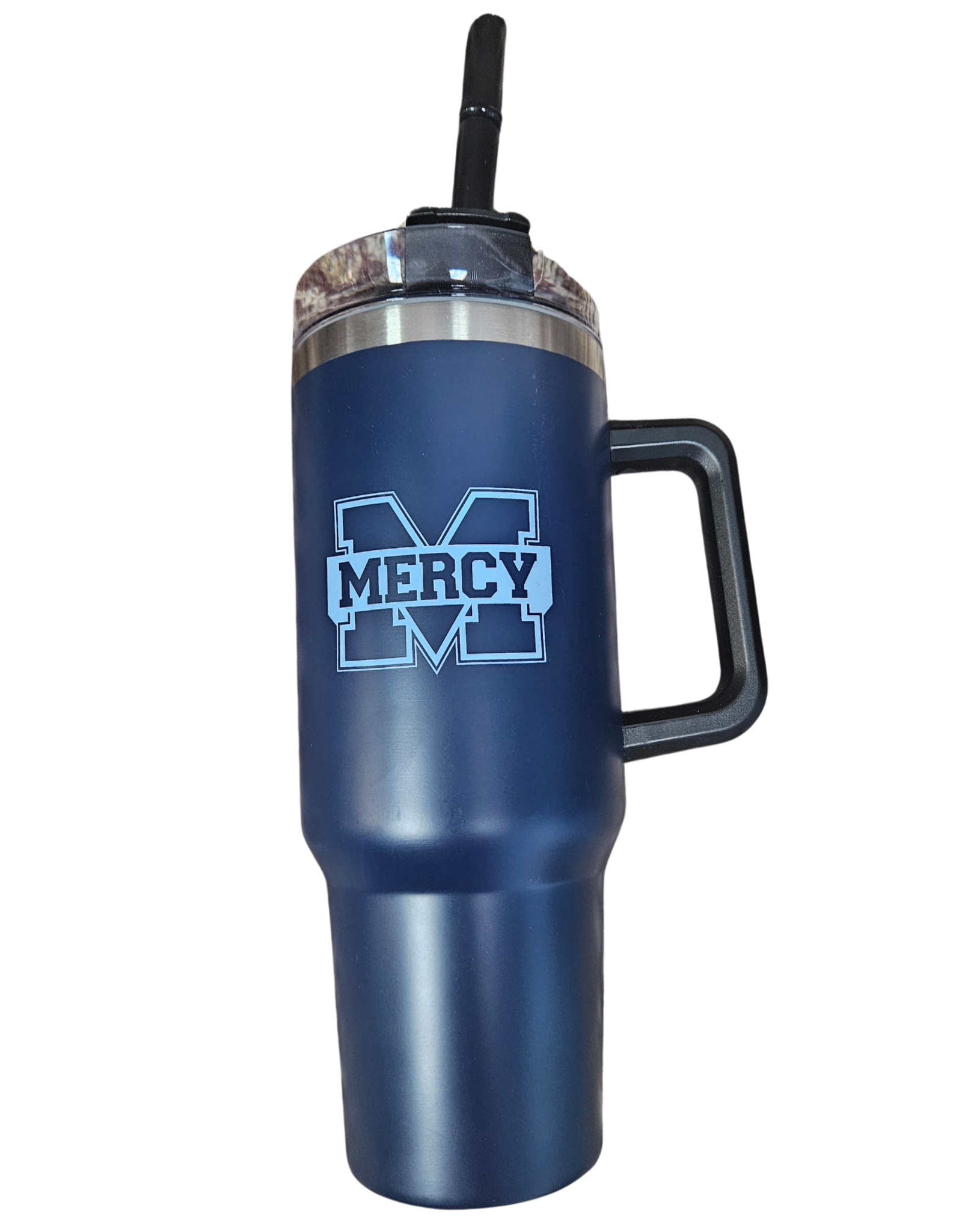 Tumbler Navy Blue w/Lt Blue Power M